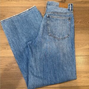 Madewell X Molly Dickson Low-Rise Wide Leg denim 28R